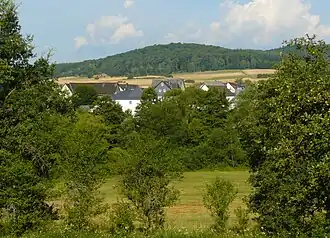 Blick von Osten über Kölschhausen hinweg