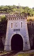 Nordportal des Tunnel de la Torreta unter Bastia (2005)