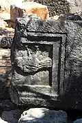 Türsturz der Chorschrankenanlage mit Vogelrelief