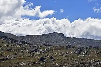 Etheridge Ridge von Süden ausgesehen
