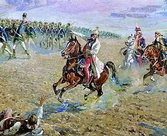 Ausschnitt aus dem Panoramabild der Schlacht bei Racławice