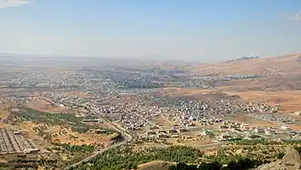 Blick auf die Stadt Koi Sanjaq
