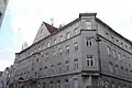 Das Haus Krafftgasse2, 4, 6 mit abgeräumtem Fassadendekor