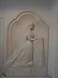 Relief der Kaiserin Elisabeth vormals in der Blauen Kirche zu Preßburg (Carrara-Marmor)