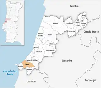 Position des Kreises Óbidos
