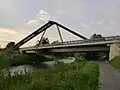 Nach dem Hochwasser 2002 neu errichtete Brücke in Ansfelden