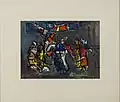Kreuzigung 1992, Acryl/Tusche auf Karton, 1992