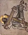 VII. Station: Jesus fällt zum zweiten Mal unter dem Kreuz.