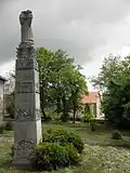 Kriegerdenkmal in Bachra auf dem Kirchhof