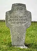 Gedenkstein für die Opfer des Ersten Weltkrieges 1917.