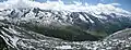 Blick vom Krimmler Tauern nach Süden ins Ahrntal