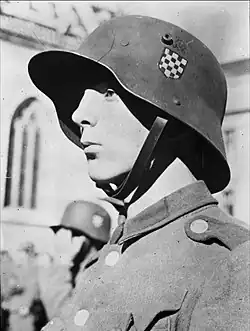 Wachposten der Kroatischen Heimwehr, 1942