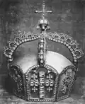 (Holzmodell) Kaiserkrone des Deutschen Kaisers, Version von 1872