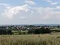 Blick auf dem Dorf