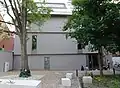 Hoffassade des Kunsthauses mit Innenhof (2021)