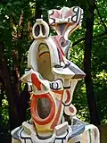 Spielplastik Clown im Kurpark Oberlaa