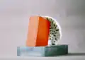 Kopf Terracotta auf Blei (!991)