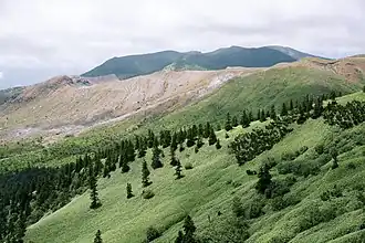 Gipfelregion des Kusatsu-Shirane