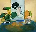 Stillleben mit japanischem Bild (1912)