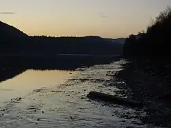 Namsen-Abendstimmung bei Ebbe