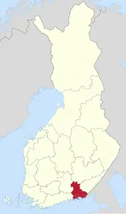 Lage in Finnland