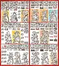 Aufbereitete Seiten aus dem Codex Dresdensis