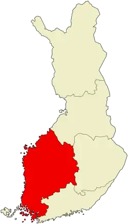 Lage in Finnland