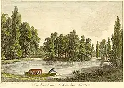 Der Teich mit der Insel