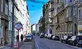 Löwengasse, Blick von der Rasumofskygasse Richtung Norden