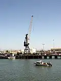 Blick auf den Hafen Lüderitz
