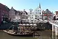 Der Stintmarkt am Lüneburger Hafen
