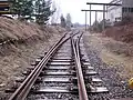 Der Nordteil nahe der Ausweichstelle Arenskule.