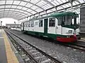 Modernisierter Triebwagen 18 der Baureihe ADe 11-20