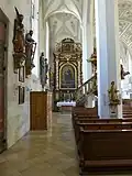 Linkes Seitenschiff von St. Andreas
