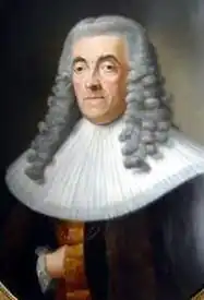 Gabriel Christian Lembke in Amtsrobe