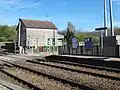 Bahnhalt im Ortsteil Haut-Banc