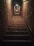 Treppe zur obersten Etage