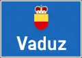 «Ortsbeginn auf Hauptstrassen», hier: Liechtenstein