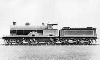 Lokomotive Nr. 513 Precursor im grauen Fotografieranstrich