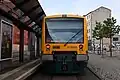 RegioShuttle an der Endhaltestelle Zwickau-Zentrum