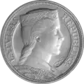 Silbermünze zu 5&nbsp;Lati (2012)