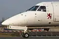Teil der Corporate identity der Luxemburger Fluggesellschaft Luxair