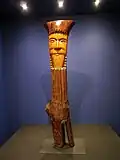 Homme-animal, Abbé Fouéré (1839–1910) zugeordnet, lackiertes Holz (Art brut)
