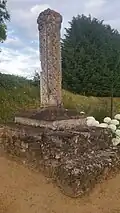 Gravierter Megalith Croix aux Héros