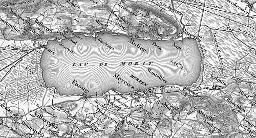 See 1860 mit 27,42&nbsp;km² auf 435,2&nbsp;m&nbsp;ü.&nbsp;M. (Dufourkarte)