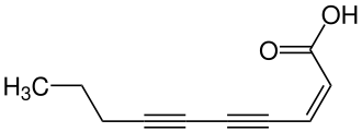 Struktur von Lachnophyllsäure