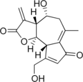 Strukturformel von Lactucin