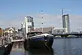 Der Lagan am Lanyon Place in Belfast
