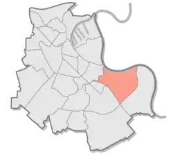 Lage von Grimlinghausen in Neuss