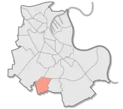 Lage von Speck/Wehl/Helpenstein im Stadtgebiet von Neuss